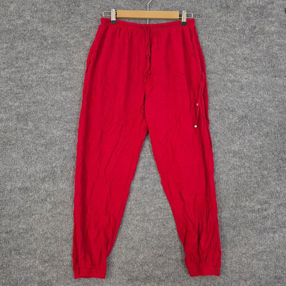 Buddha Pants Pant Small Harem Jogger Red Cotton Yoga Boho Hippie Dancing Casual